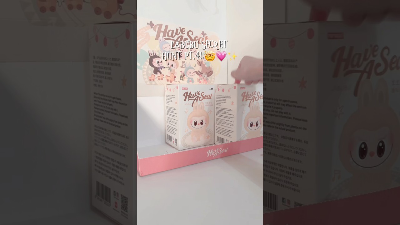 LABUBU SECRET HUNT PT.4🤯💗✨ #asmrunboxing #popmart #unboxing #asmr #labubu #cute #blindbox #shorts