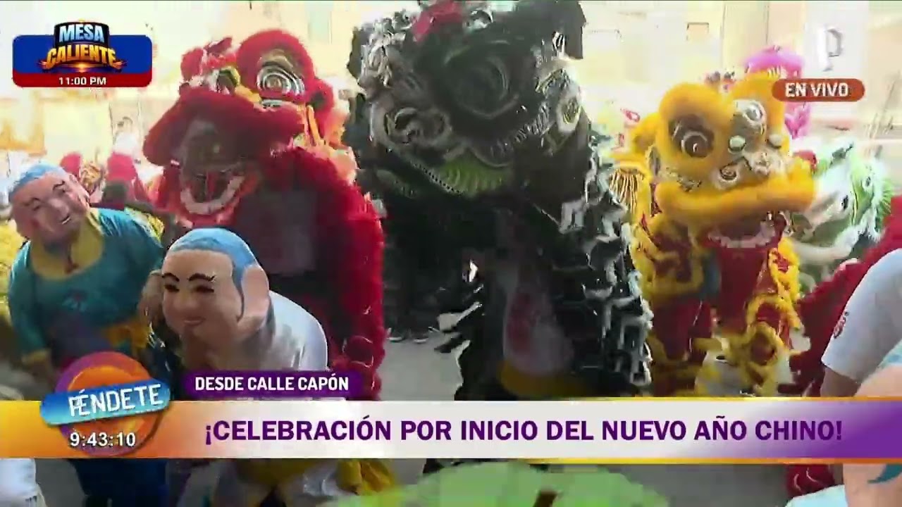 Así se celebra el inicio del Año Nuevo Chico en la calle Capón