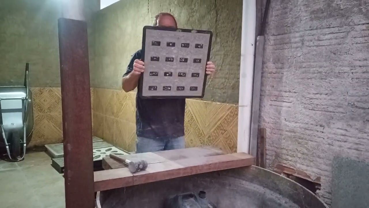 DESENFORMANDO COBOGÓ DE CONCRETO MODELO ANTI CHUVA 40X40...