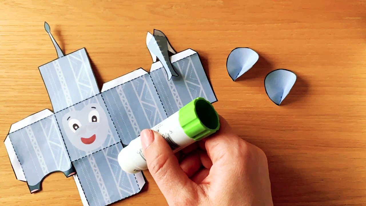 Epson Kids' Corner - Como criar animais de papel em casa (Elefante)