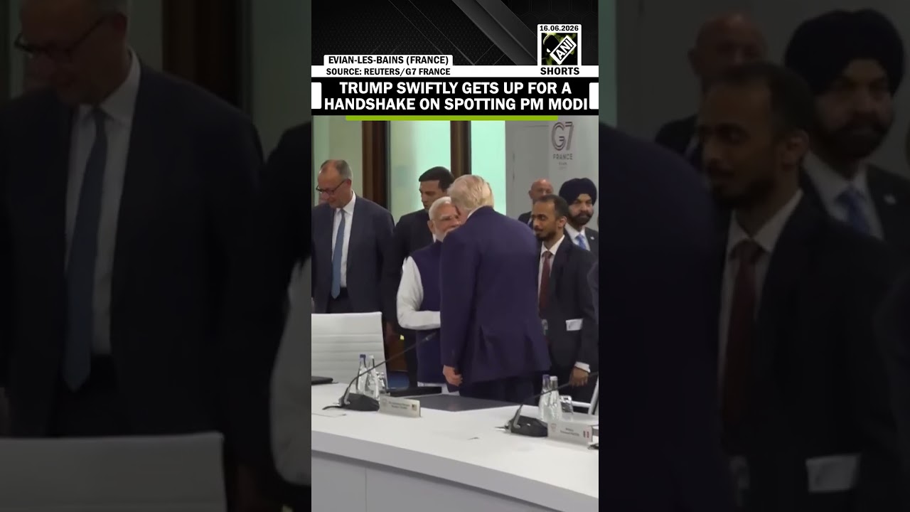PM Modi, President Donald Trump seen sitting together after handshake at G7 Summit