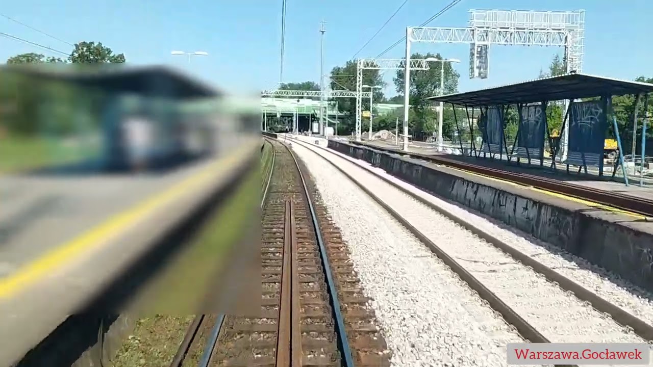 ...kolej z różnej perspektywy... Warszawa Wawer w trakcie przebudowy, maj 2023...