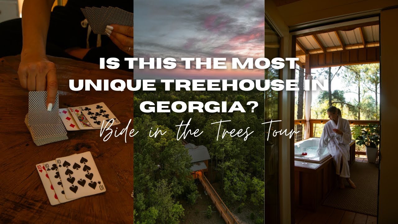 BIDE IN THE TREES AIRBNB TOUR | UNIQUE COUPLES TREEHOUSE NEAR COLUMBUS, GEORGIA