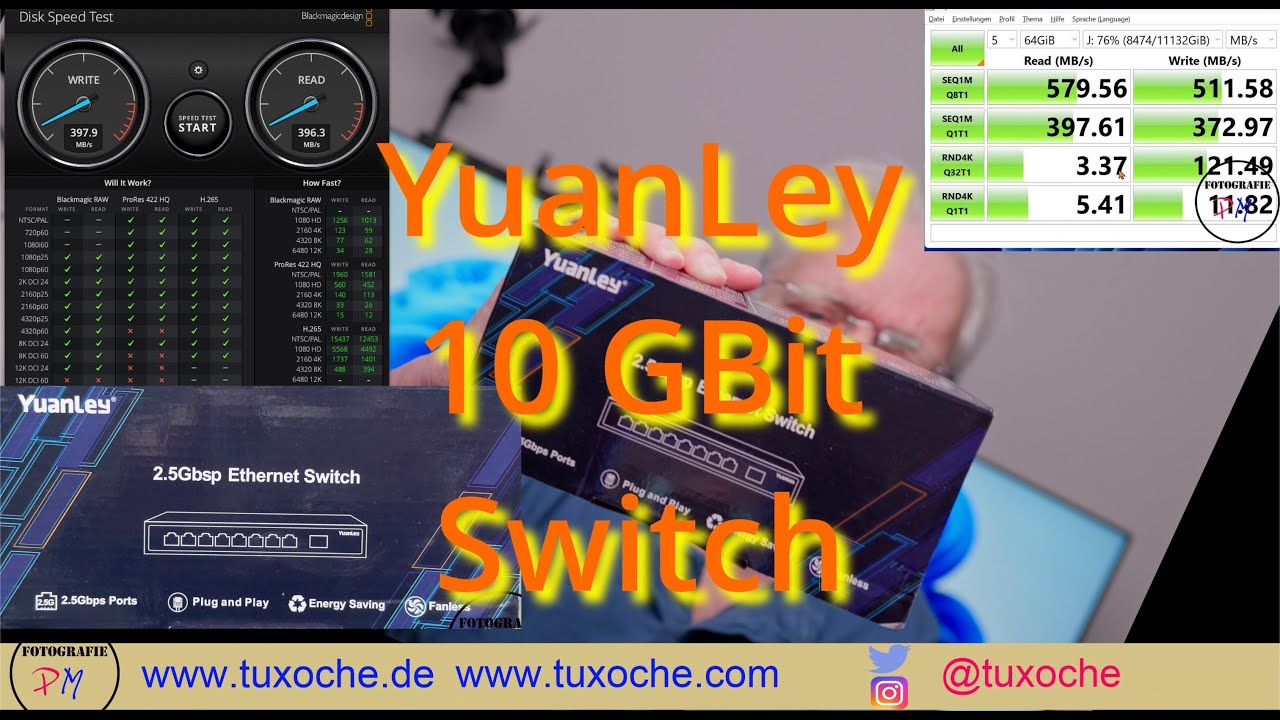 Testing the YuanLey 10GB Switch