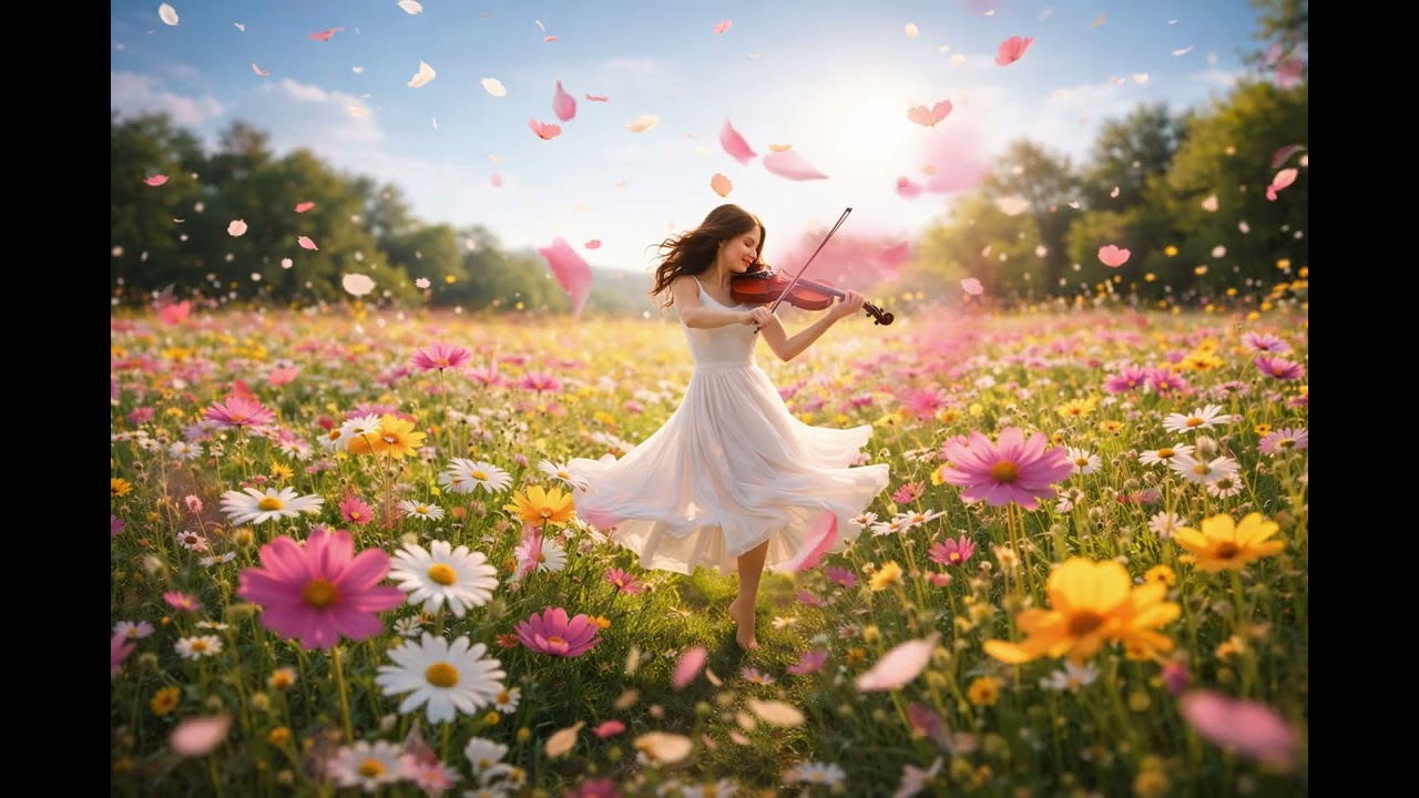 Petals in Slow Motion | Emotional Cinematic Instrumental | Ambient Piano Music