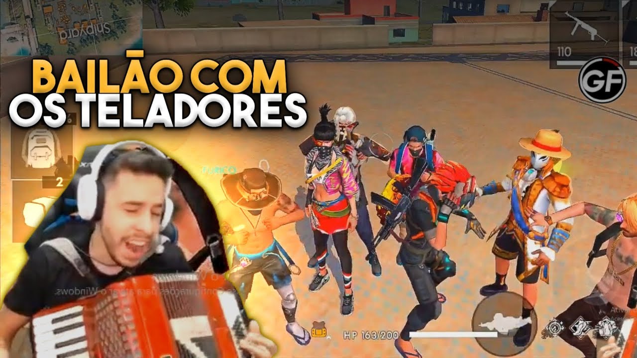 BUXEXA FAZ BAILÃO COM TELADORES, A METADE DO MAPA - Melhores Clips
