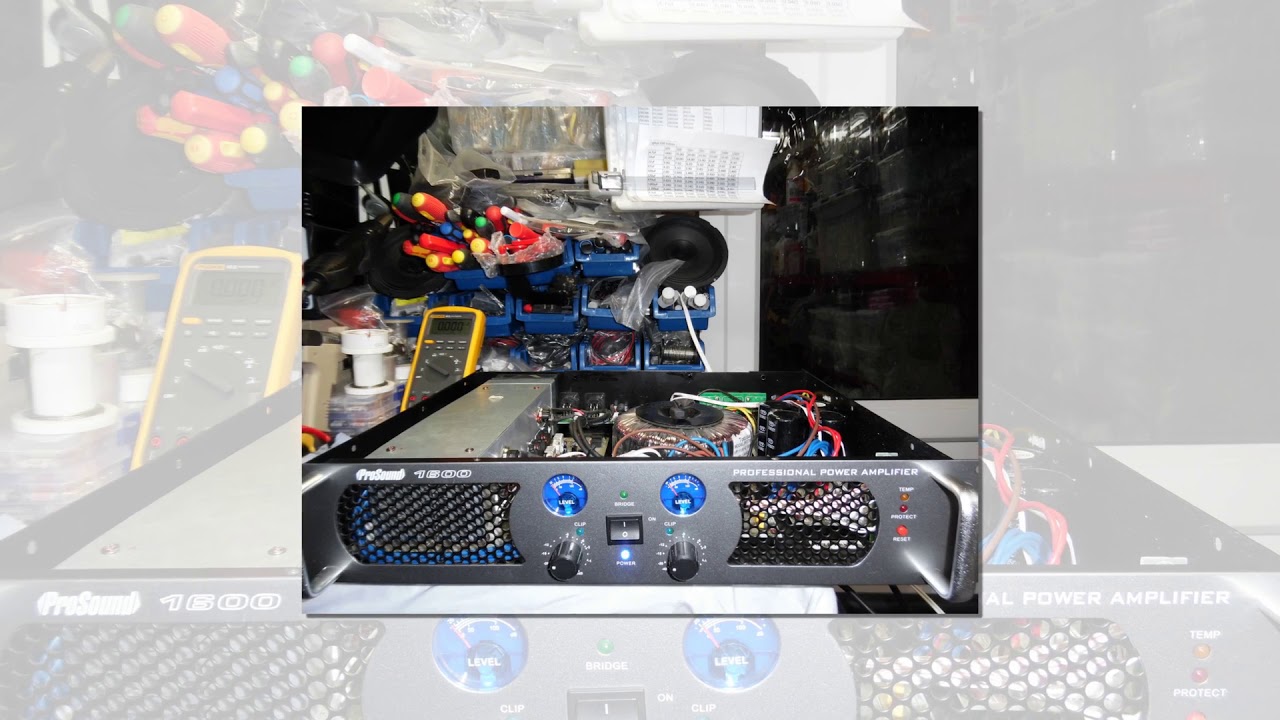 ProSound 1600 Power Amplifier Repair