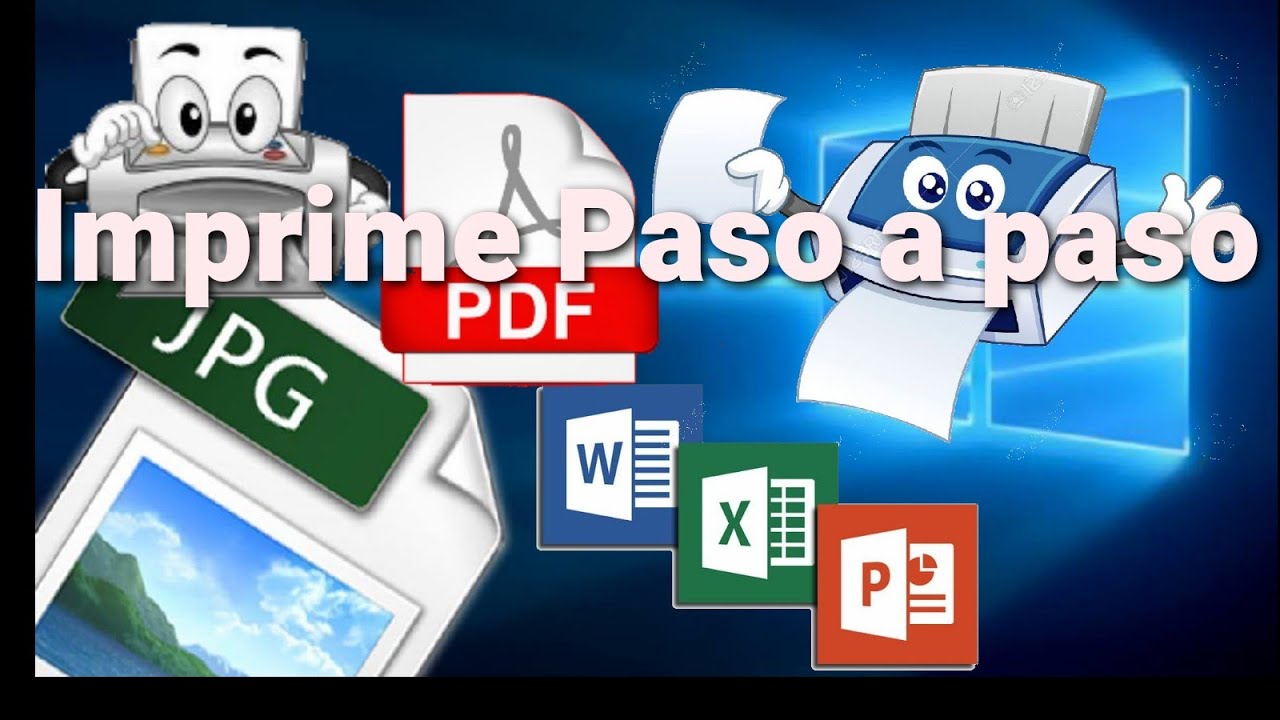 🖨Cómo imprimir cualquier archivo para ✨principiantes o adultos.