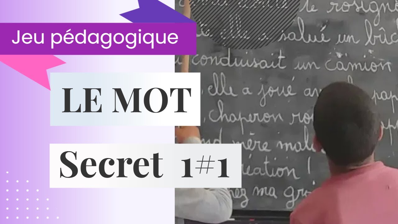 jeu p&eacute;dagogique pour apprendre &agrave; lire : le mot secret (4 AP) 1 # 1 الكلمة السرية، اللعبة المعجزة