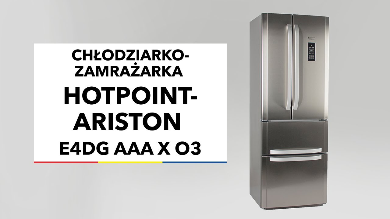 Lod&oacute;wka Hotpoint-Ariston E4DG AAA X O3 - dane techniczne - RTV EURO AGD