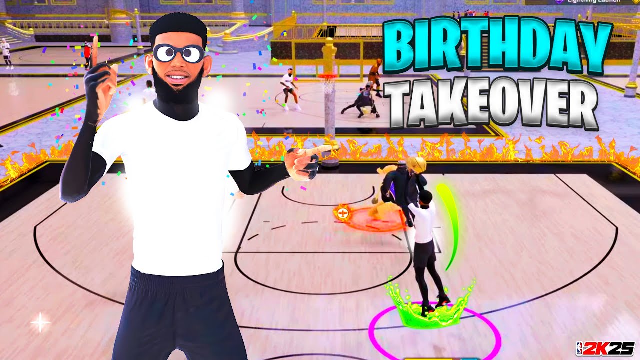 COOKING EVERY LOCK IN THE COMP STAGE ON MY BIRTHDAY W/ THE BEST GUARD BUILD IN NBA 2K25!