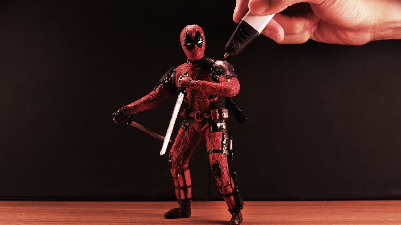 3D pen | 데드풀 만들기 | How to make a Deadpool