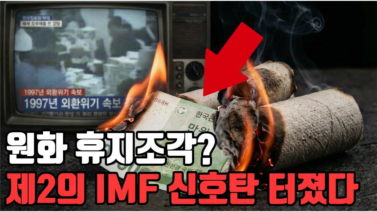 원화 휴지조각 확정? 제2의 IMF 경고, 당장 국장 탈출하세요
