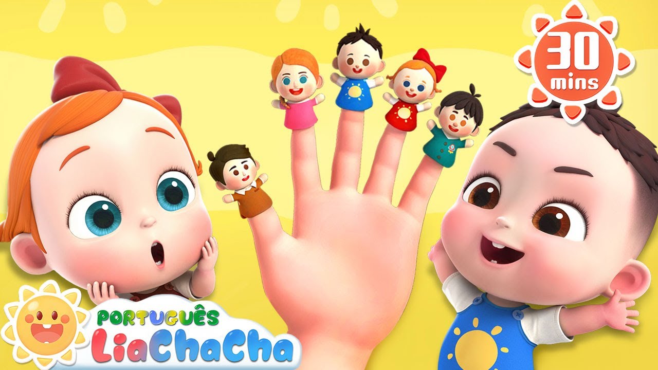 Família dos Dedinhos | Compilação | LiaChaCha em Português - Música Infantil & Canção Infantil