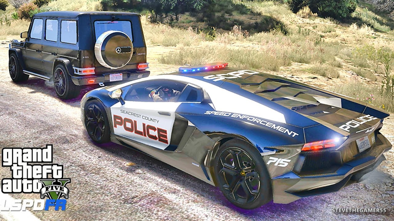 Playing GTA 5 As A POLICE OFFICER Supercars Patrol| GTA 5 Lspdfr Mod| 