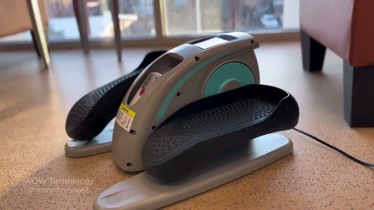 ANCHEER Under Desk Elliptical | Quiet & Portable Motorized Seated Foot Pedal Exerciser