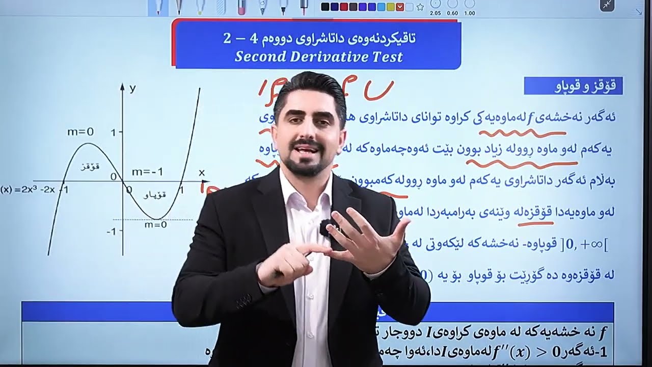 بیرکاری پۆلی ١٢: بەشی چوار وانەی دوو (تاقیکردنەوەی داتاشراوی دووەم)