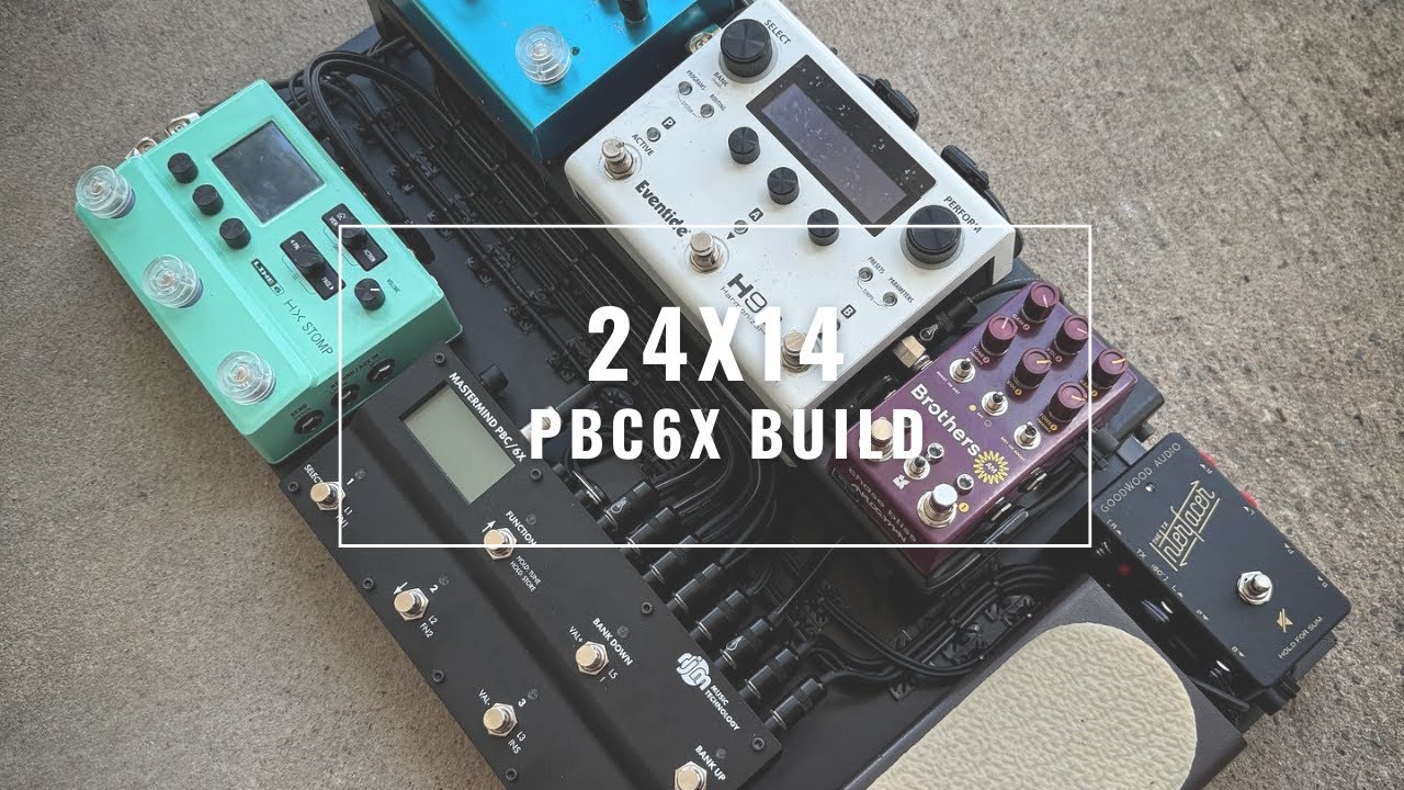 24x14 Pedalboard Build Featuring RJM PBC6X | Complete Client Walkthrough