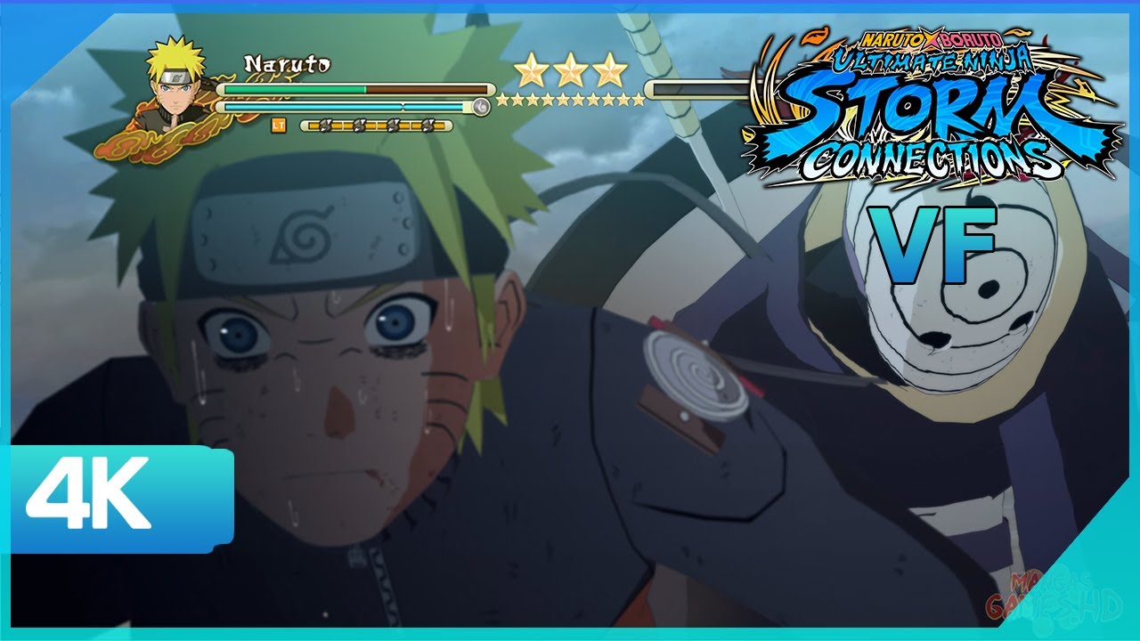 Naruto X Boruto Ultimate Ninja Storm Connections | Naruto Vs Tobi VF Combat de Boss (4K 60FPS)
