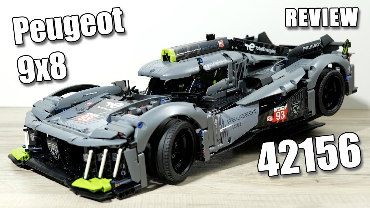 LEGO 42156 Review | LEGO Technic Peugeot 9X8 Le Mans  | Review 42156 | LEGO 2023 Hybrid Hypercar