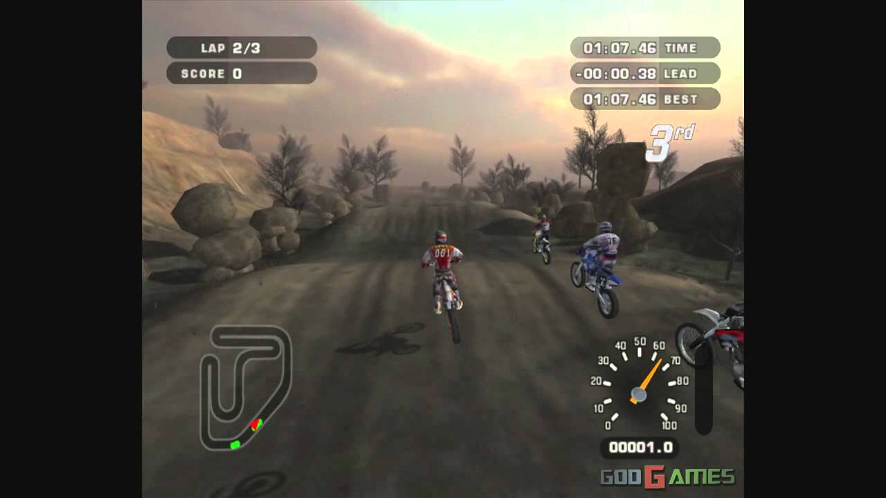MX Unleashed - Gameplay Xbox HD 720P (Xbox to Xbox 360)