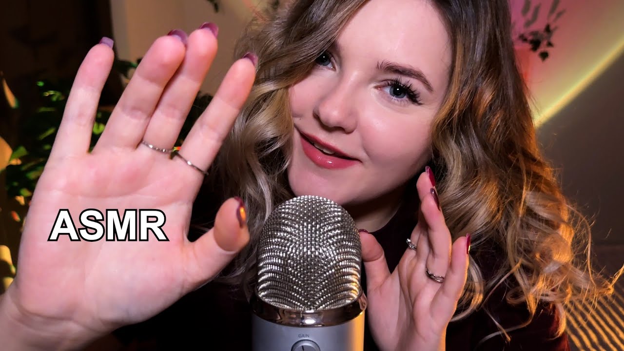ASMR Mouth Sounds & Hand Movements ⋆⁺₊⋆☾⋆⁺₊⋆