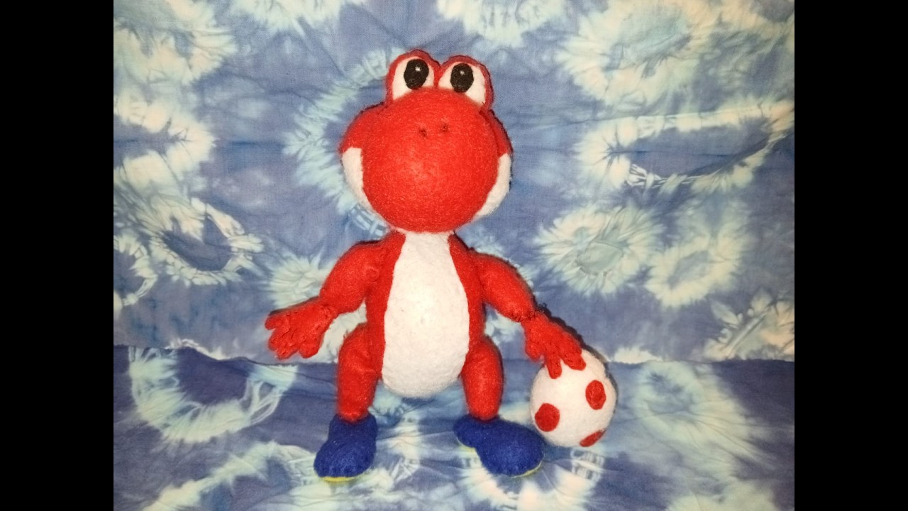 I made a red Yoshi plush! (3rd February 2026)