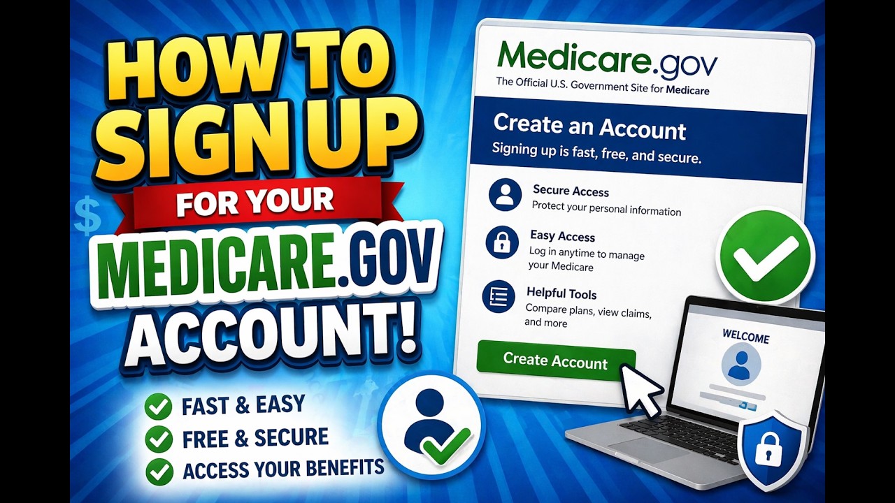 How to sign up for your Medicare.gov Account.