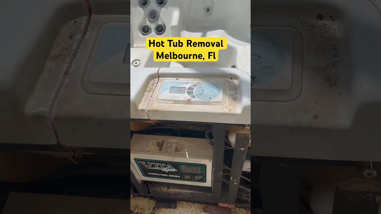 Hot Tub Removal in Melbourne Florida #gsjunk #junk