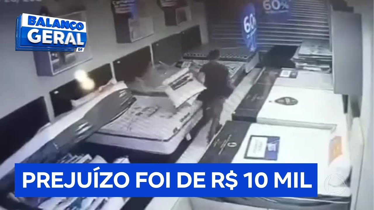 Loja é invadida por grupo que fingia estar em situação de rua em Ceilândia (DF) | Balanço Geral DF