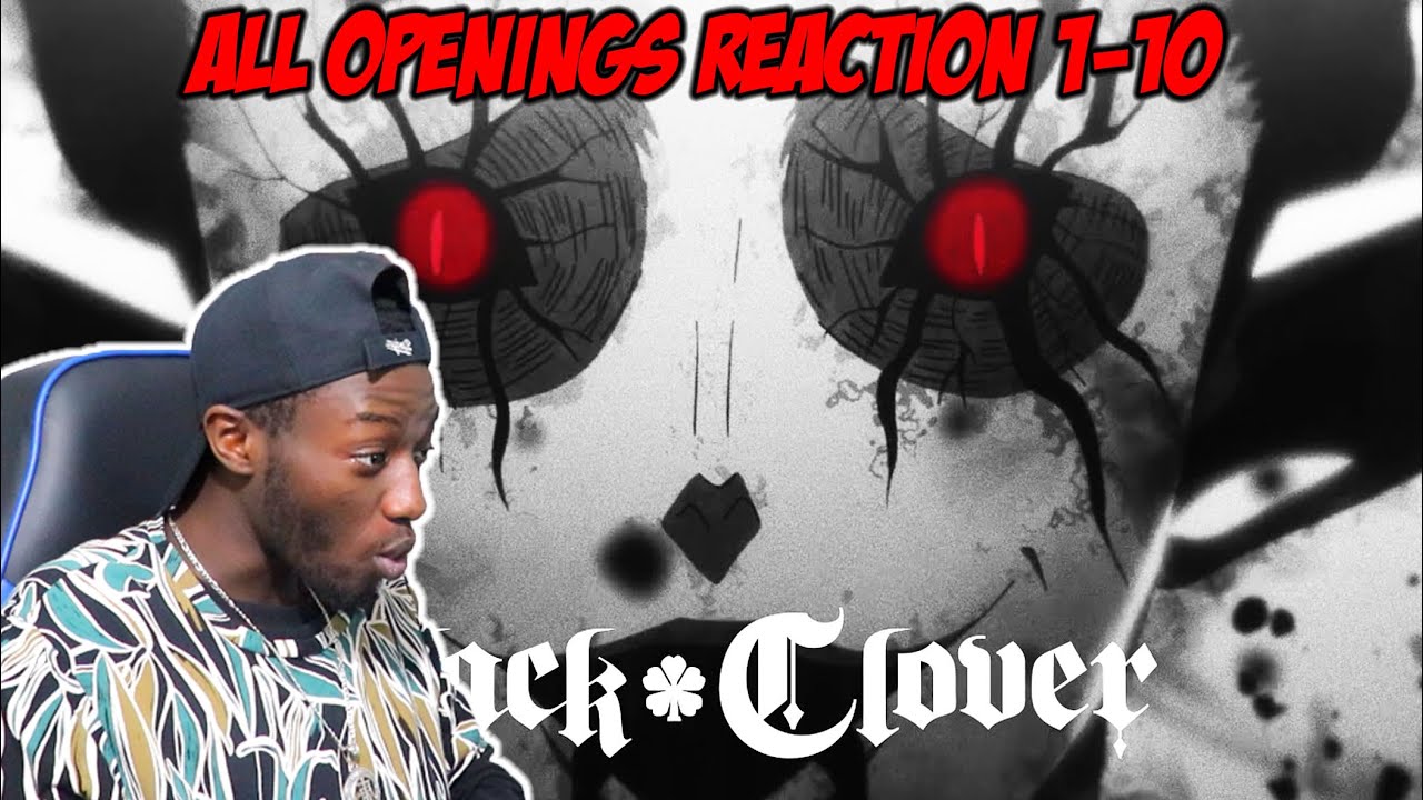 Black Clover All Openings 1-10  REACTION & RANKING