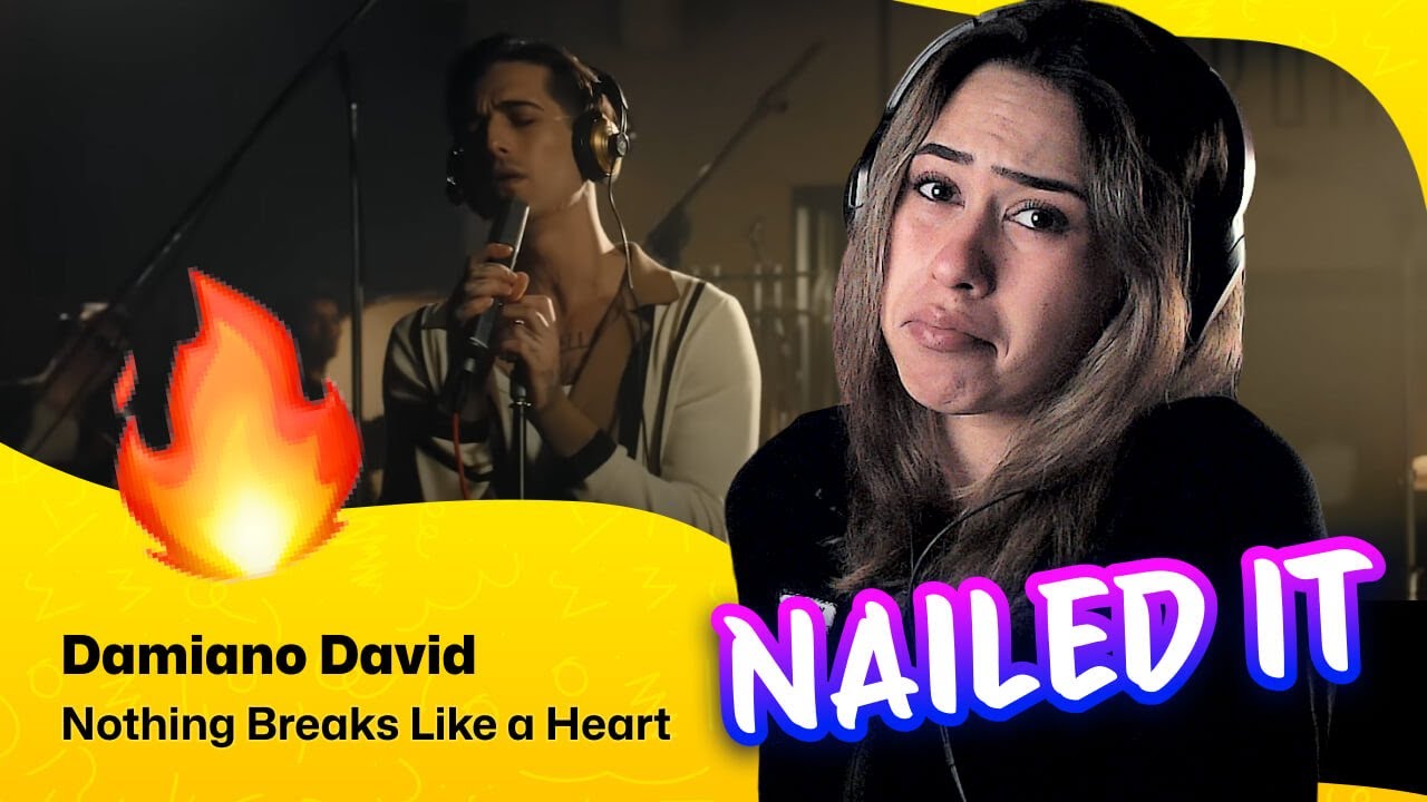Reaction ▷  Damiano David - Nothing Breaks Like a Heart
