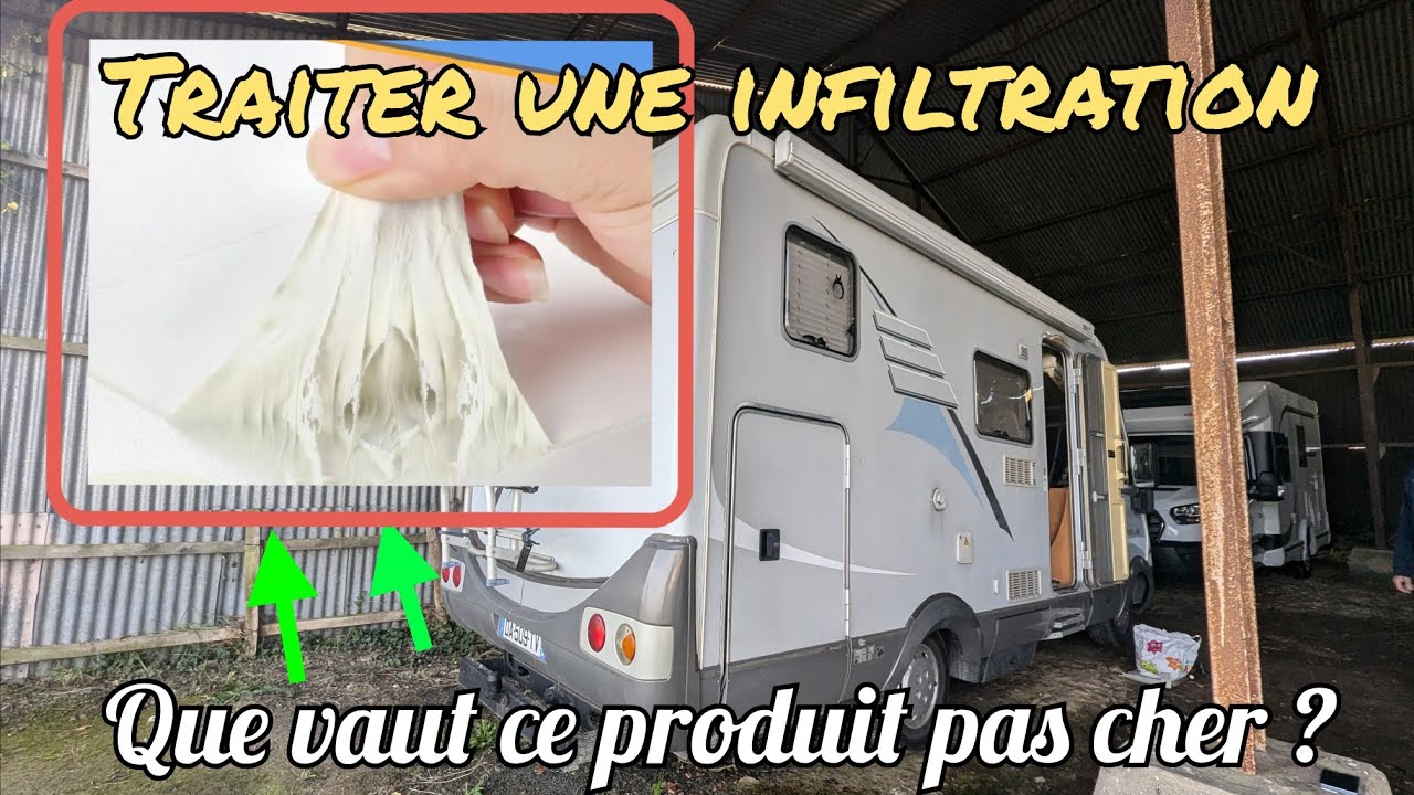 Infiltration camping-car : Réparer en urgence et facilement ?