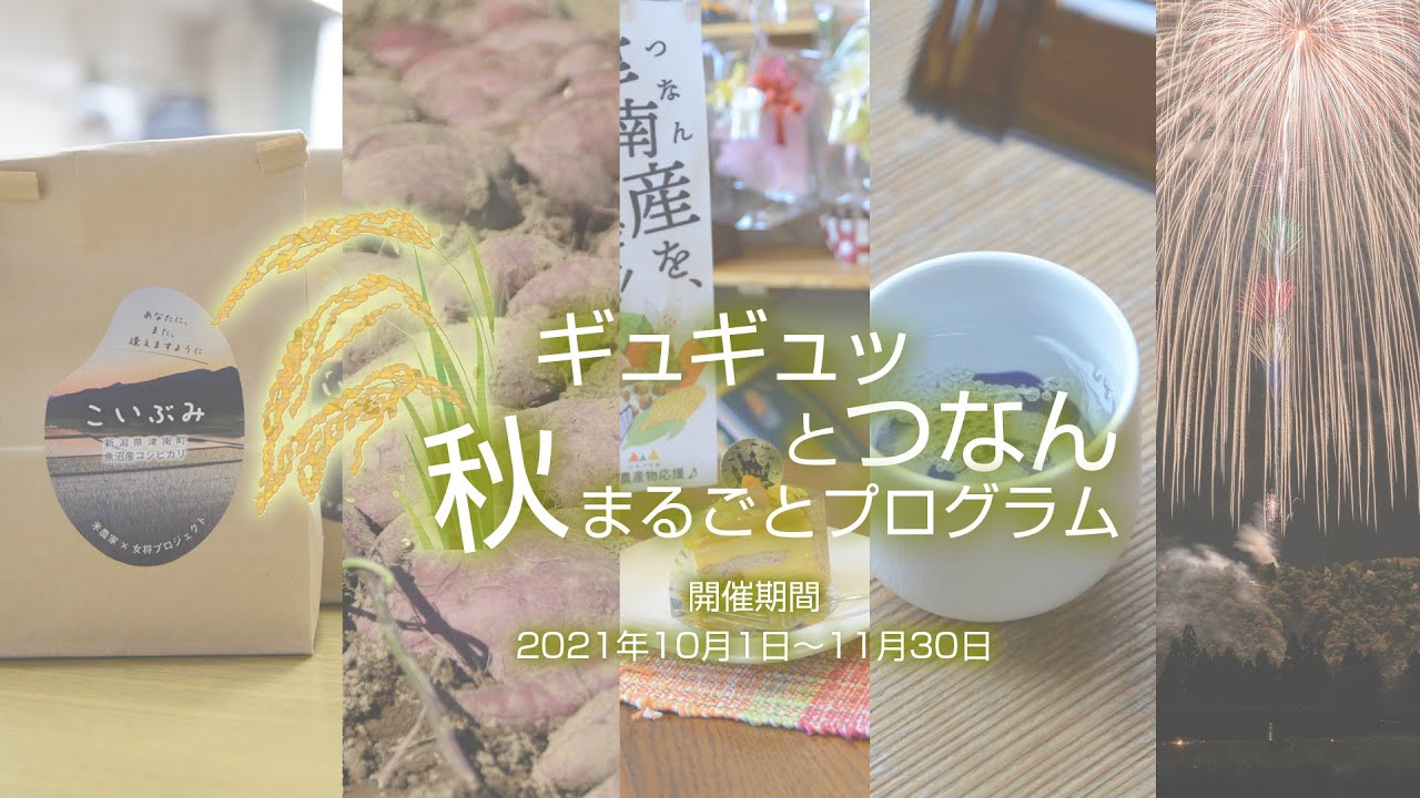 ギュギュっとつなん秋まるごとプログラムキャンペーン