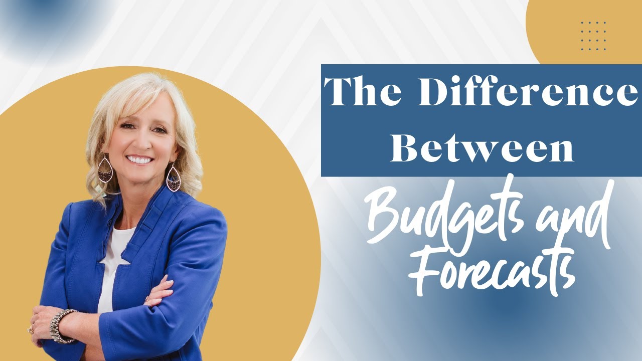 What is the difference between a budget and a forecast?