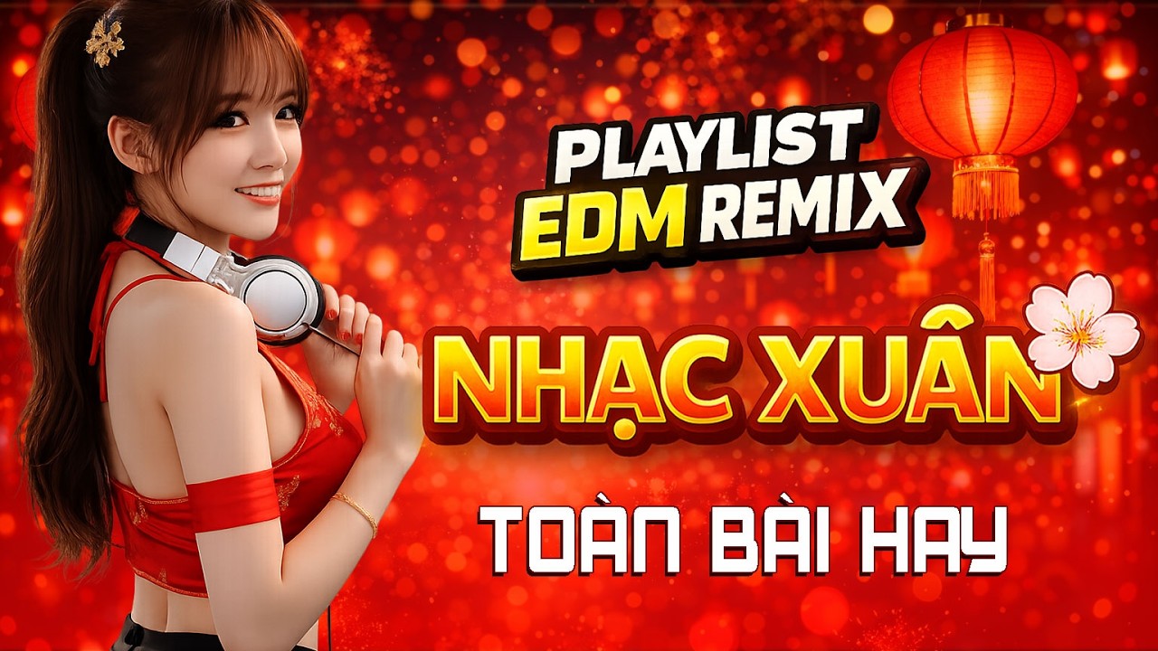 PLAYLIST NHẠC XUÂN TOÀN BÀI HAY | Nghe một lần là thấy Tết về | EDM REMIX NHẠC XUÂN