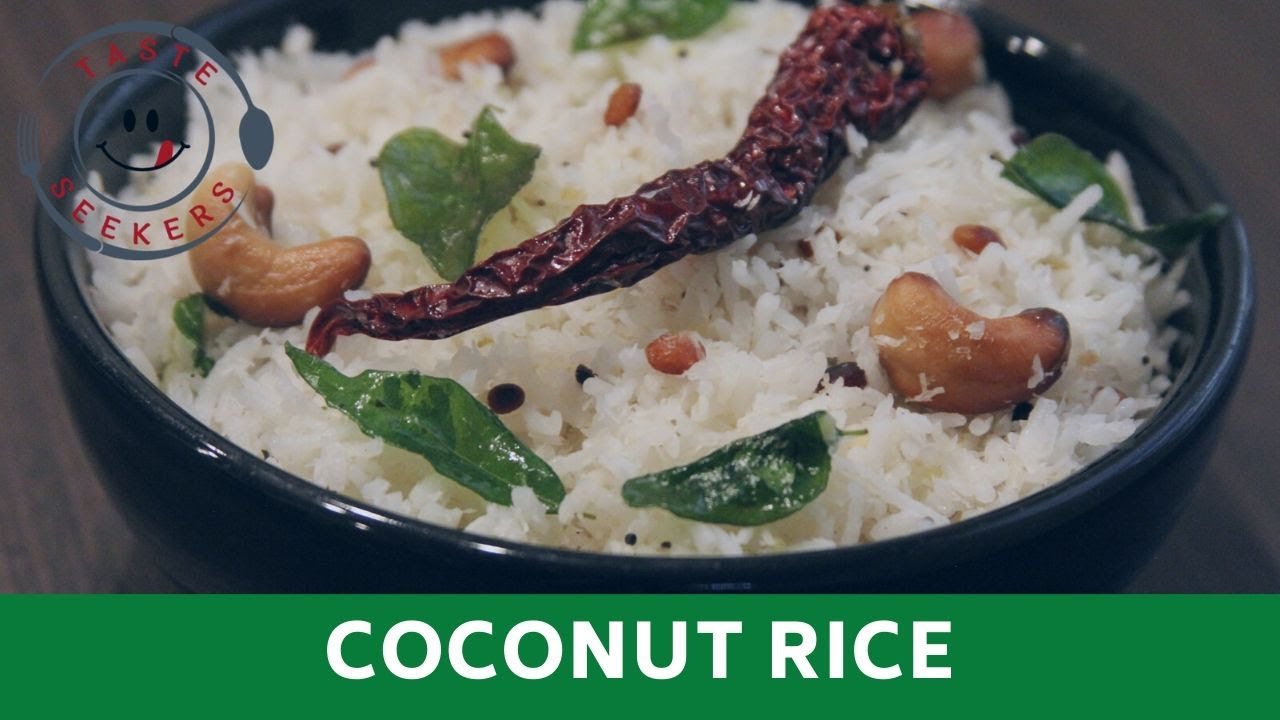 Easy Coconut Rice | Thenga Choru  | Thengai Sadam  | Lunch Box Recipe | नारियल भात