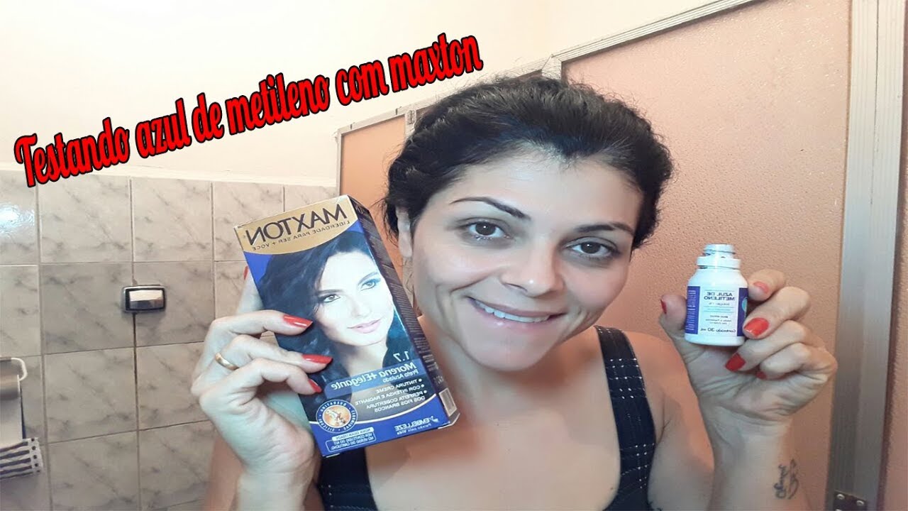 Testando Azul de Metileno com Maxton...sera que deu bom?