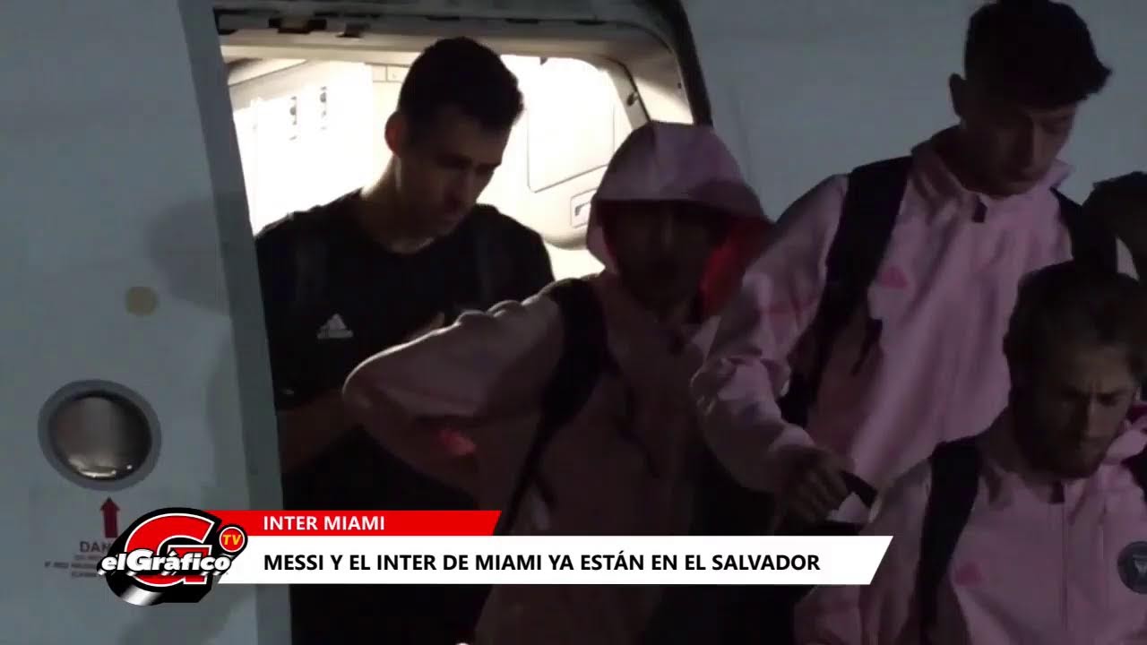 Messi llega a El Salvador
