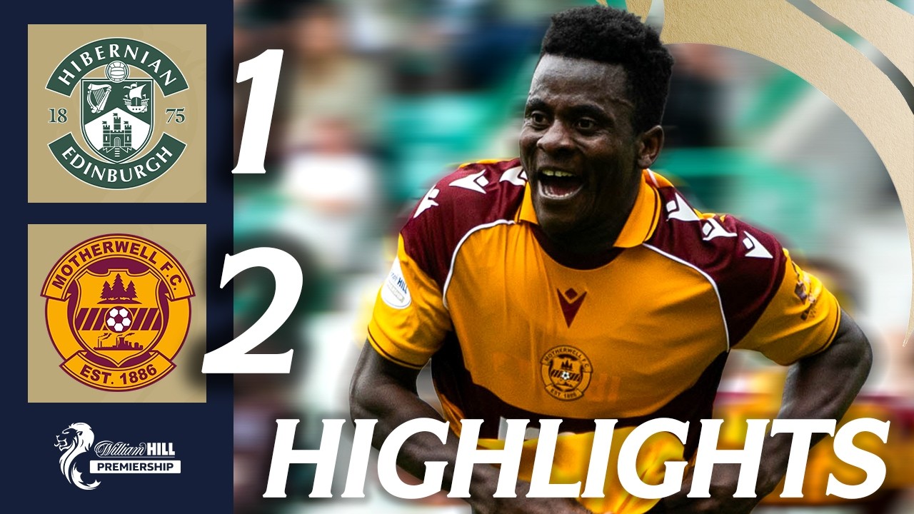 Hibernian 1-2 Motherwell | HIGHLIGHTS | William Hill Premiership