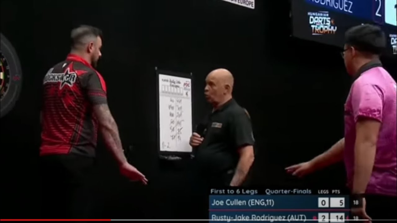 Russ Bray schreitet ein bei Joe Cullen, fair play von Rusty-Jake. Sieht man nicht alle Tage