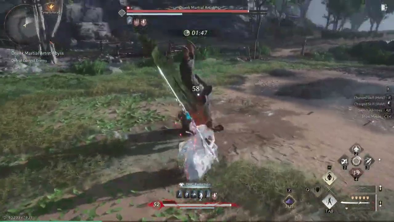 Drunk Martial Artist (Abyss Trial) Hitless 3:49 | Stonesplit: Might | Where Winds Meet