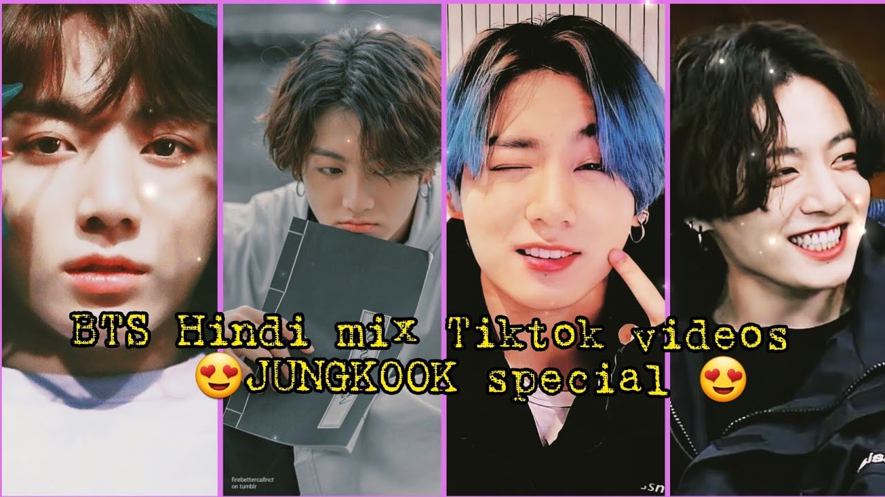 BTS Hindi mix Tiktok Videos 2021#Jungkook special 😍||Flowergun💜