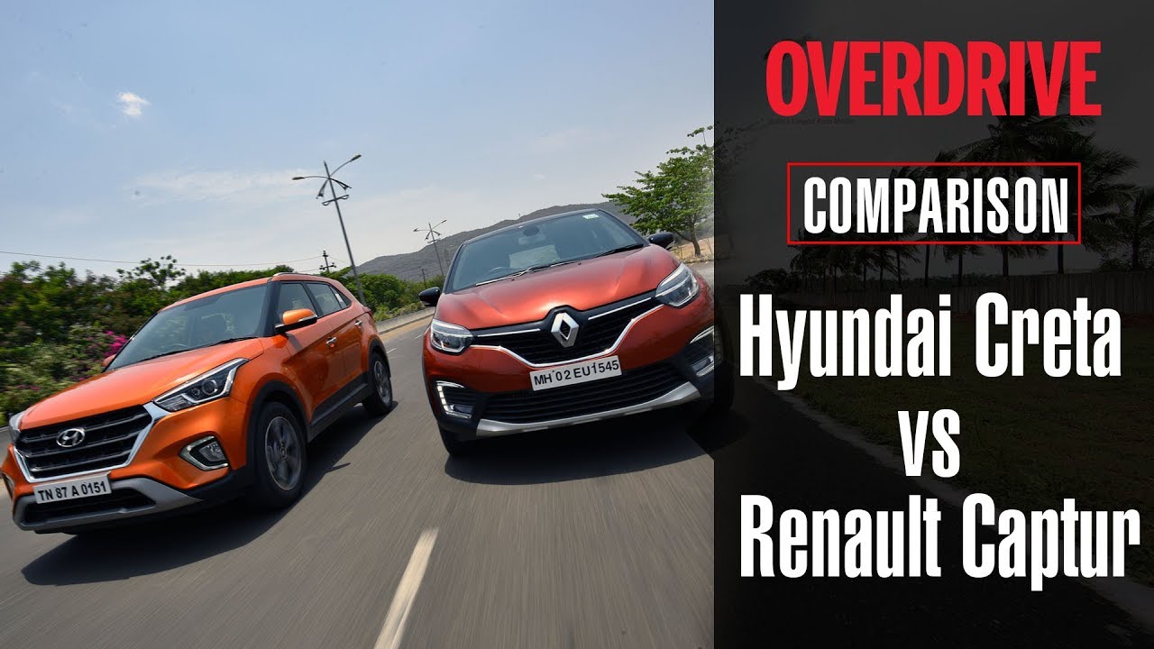 Hyundai Creta vs Renault Captur | Comparative Review | OVERDRIVE