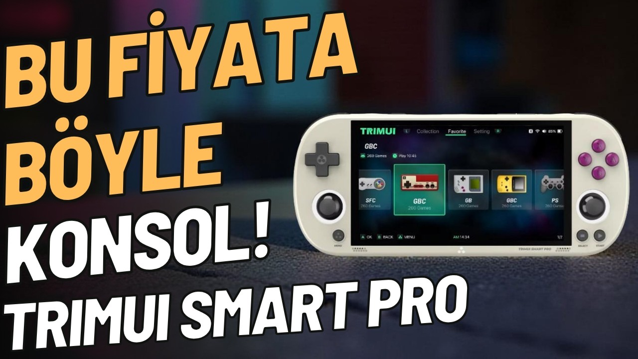 Trimui Smart Pro İnceleme | En Uygun Fiyatlı Retro Oyun Cihazı!