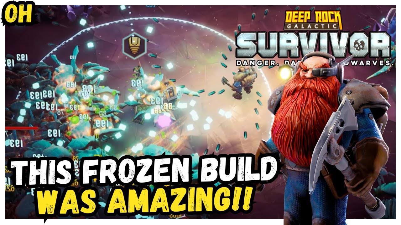 FREEZE The ENTIRE MAP! Deep Rock Galactic Survivor!