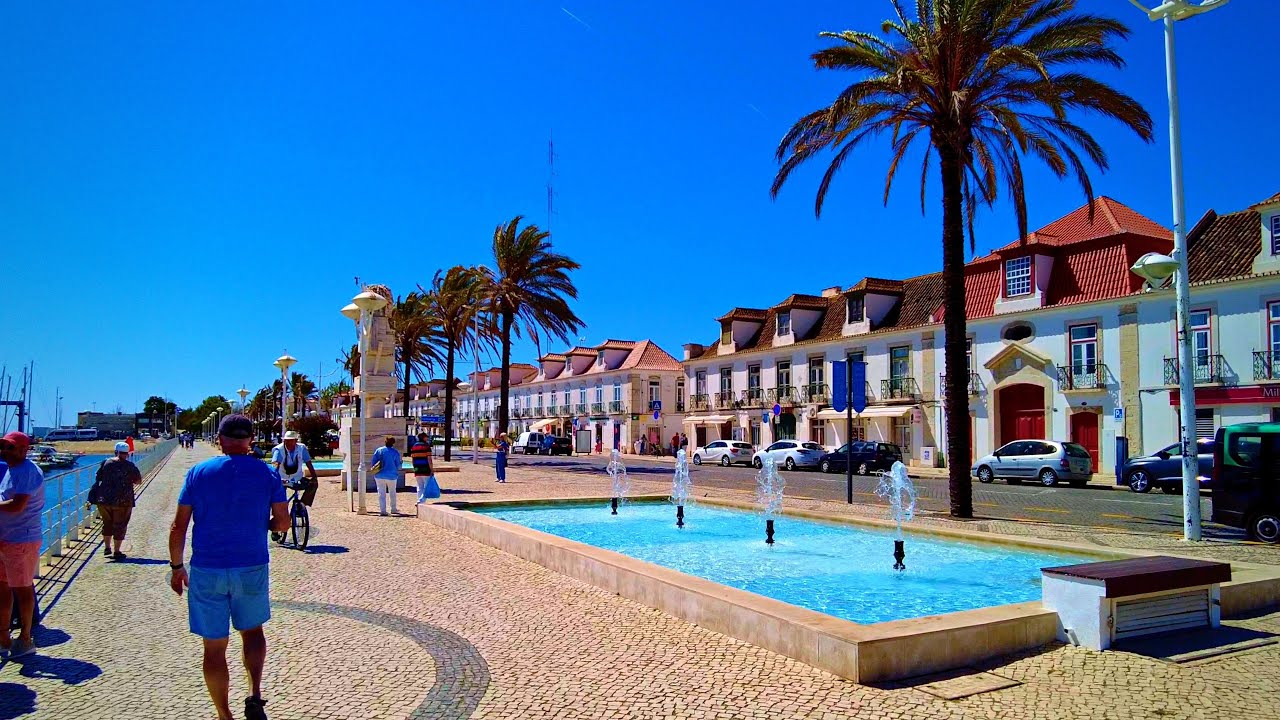 Vila Real de Santo António, April 2023 🇵🇹 Walking Tour  – Portugal 4K 60fps