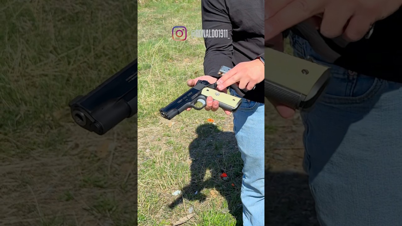 Disparando la 38 Super Colt Commander Despues de los Cambios, Como Quedo? #shorts #1911 #Colt