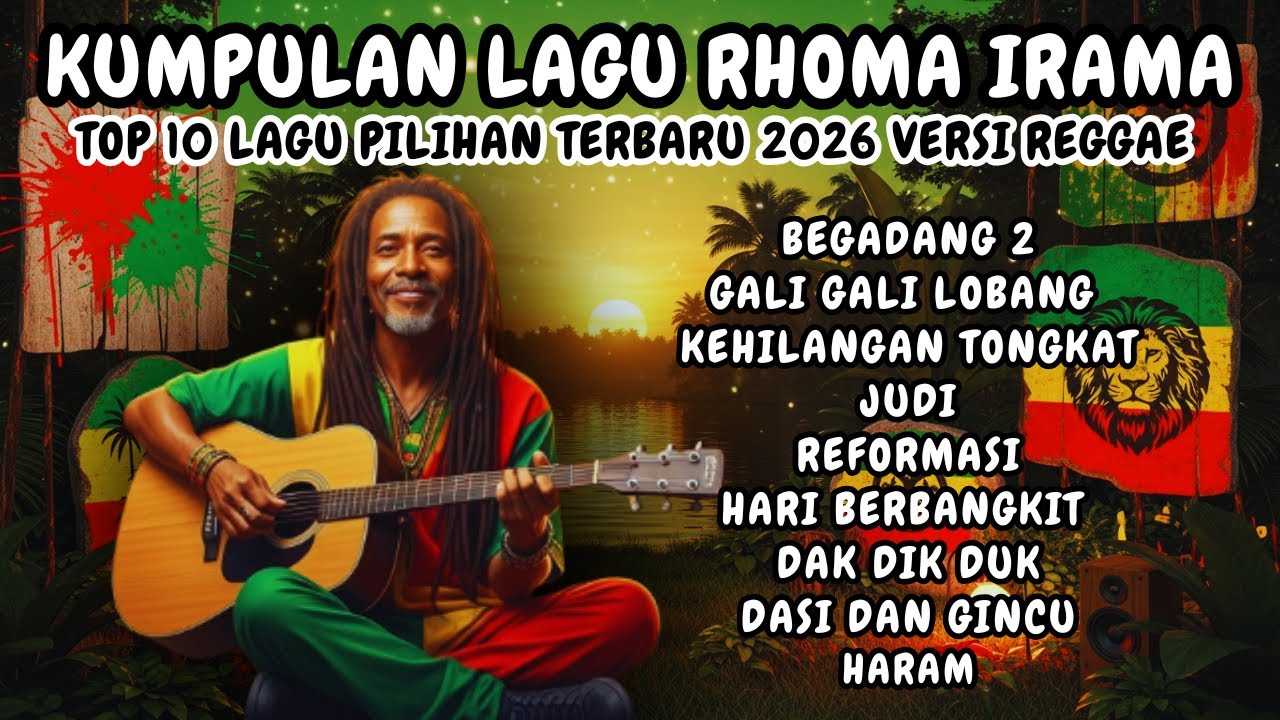 🔥 10 Lagu Rhoma Irama Reggae Dangdut Terhits 2026 🎶 Viral & Bikin Nagih!