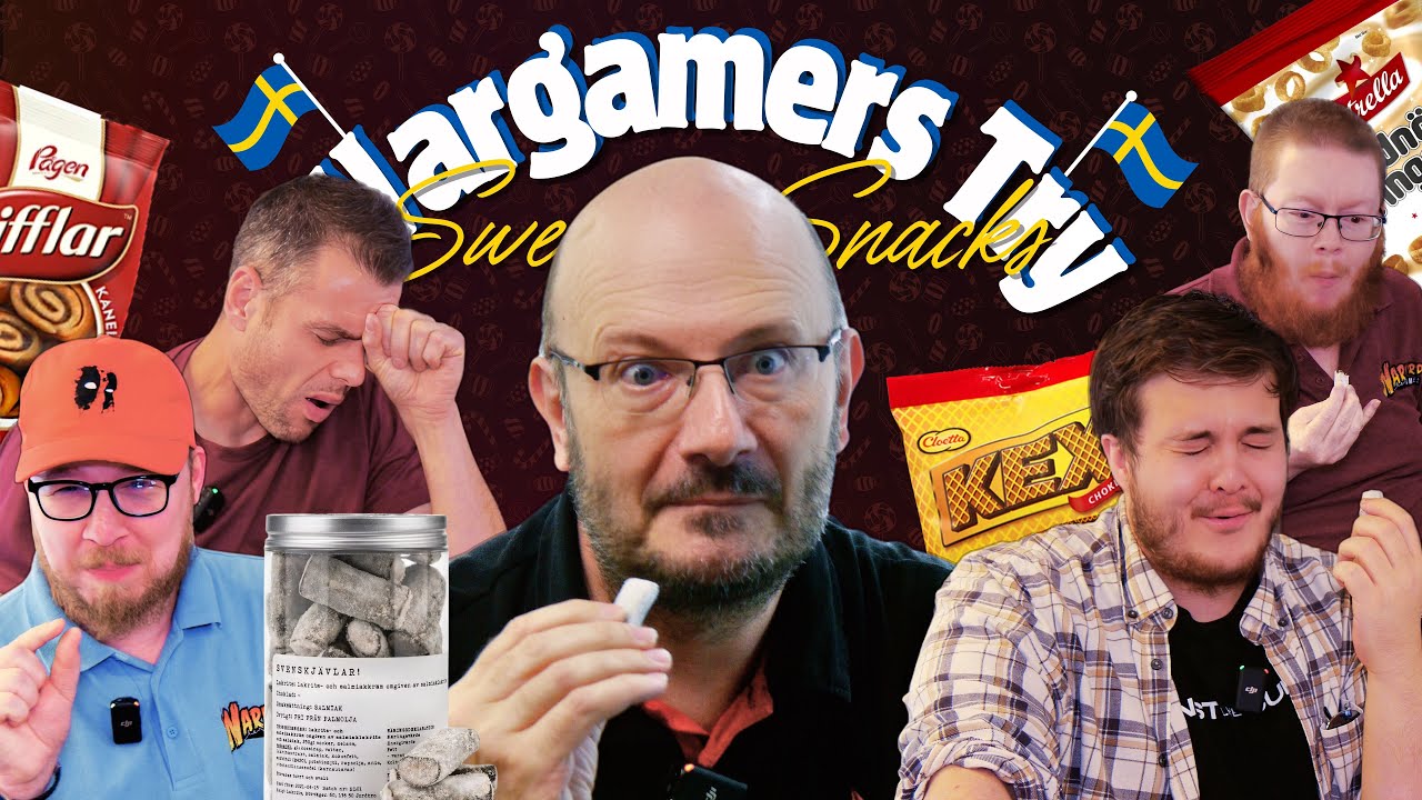 Alessio Cavatore and Wargamers try Swedish Snacks!